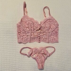 For Love & Lemons Lace Lingerie Set